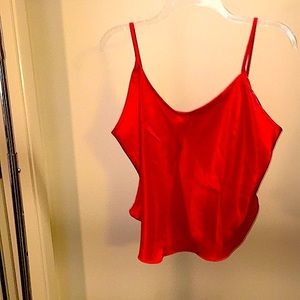 🌺California Dynasty Vintage Camisole in Red, size L